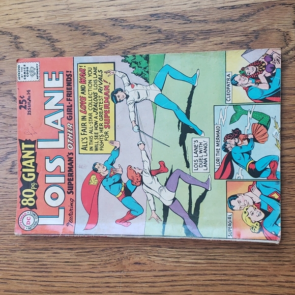 Other | Vintage 6s 80pg Giant Lois Lane No 14 Dc Comics Comic Book ...